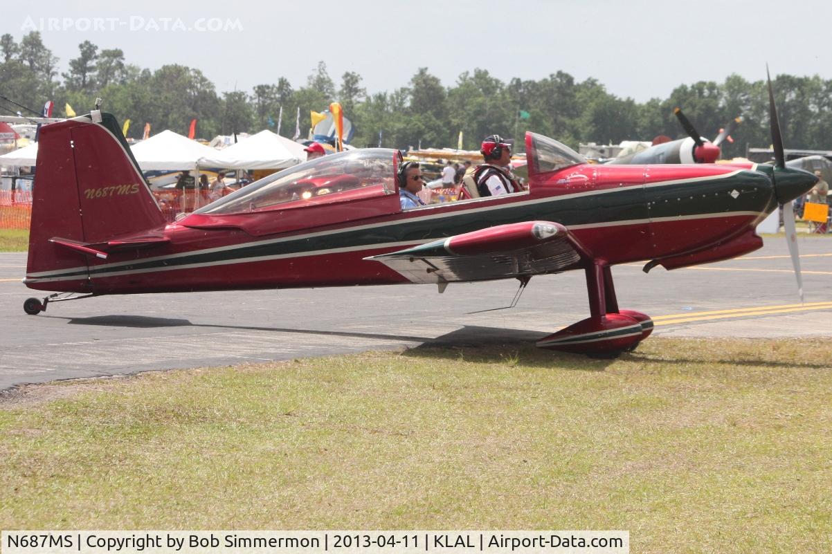 N687MS, 2005 Vans RV-8 C/N 82109, Sun N Fun 2013 - Lakeland, FL