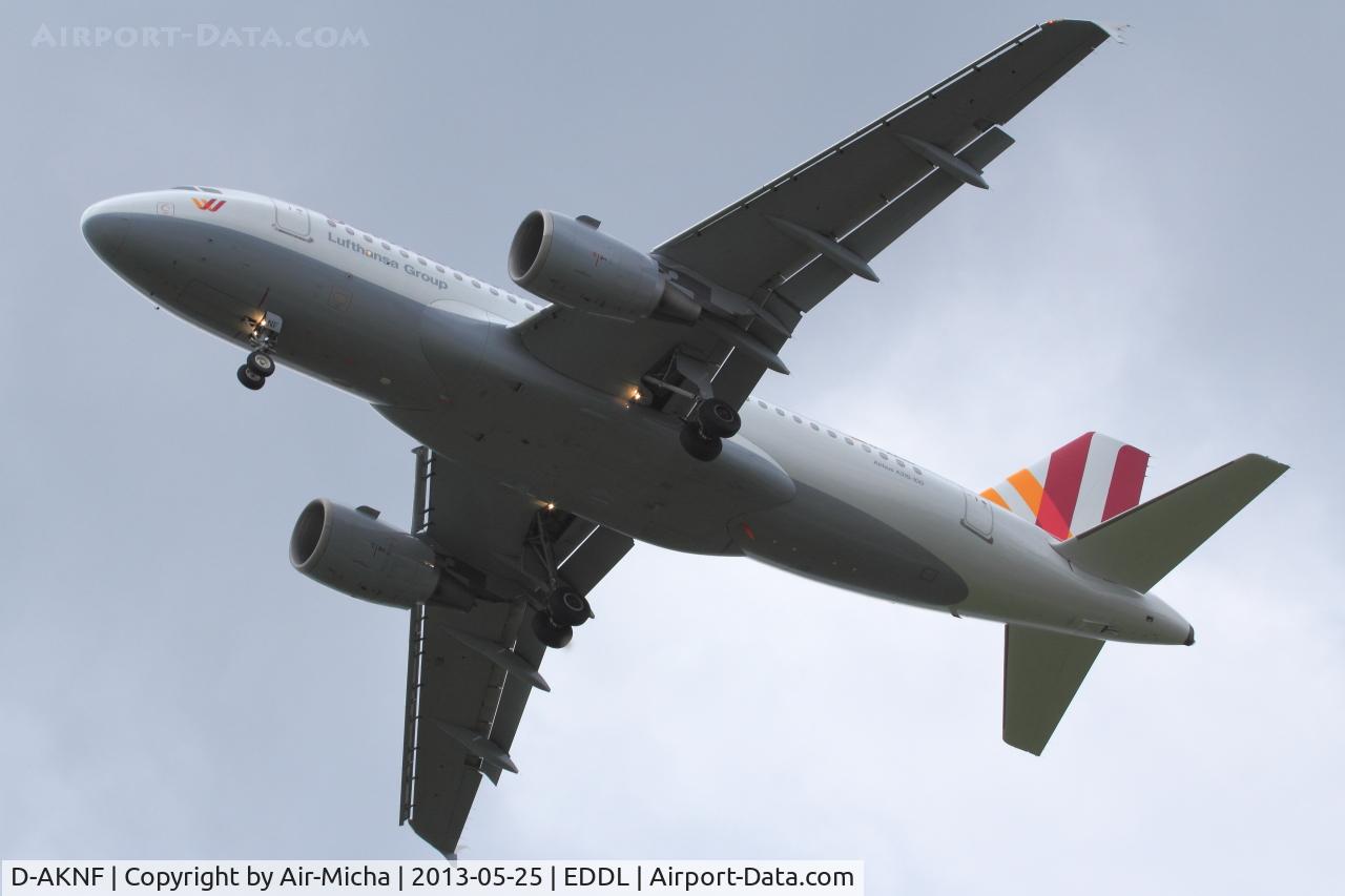 D-AKNF, 1997 Airbus A319-112 C/N 0646, Germanwings, Airbus A319-112, CN: 646