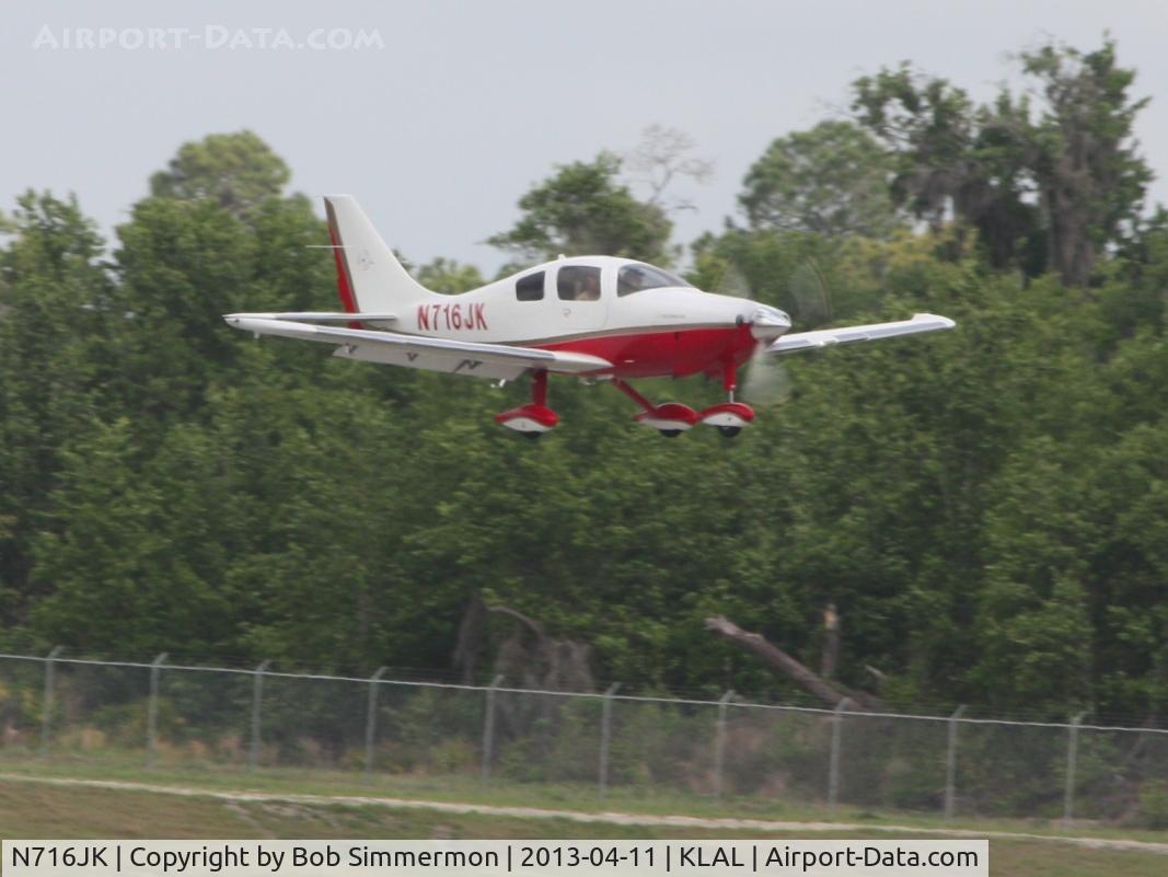 N716JK, Columbia Aircraft Mfg LC42-550FG C/N 42566, Arriving at Sun N Fun 2013 - Lakeland, FL