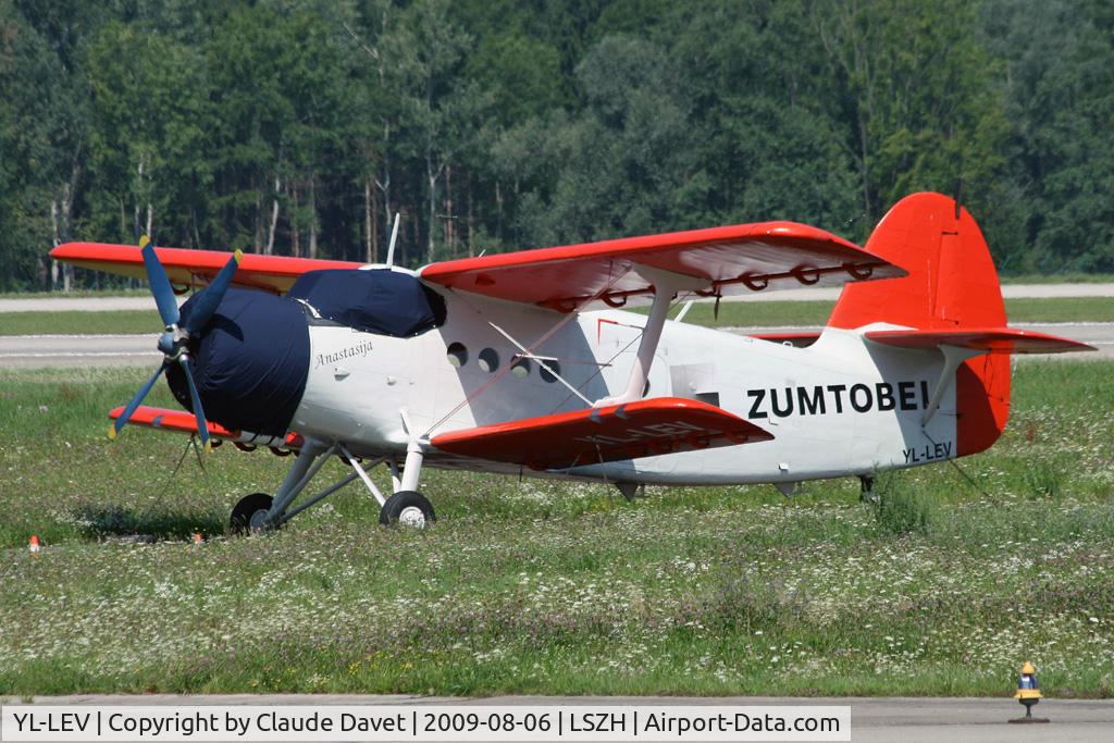 YL-LEV, Antonov An-2P C/N 1G140-41, YL-LEV