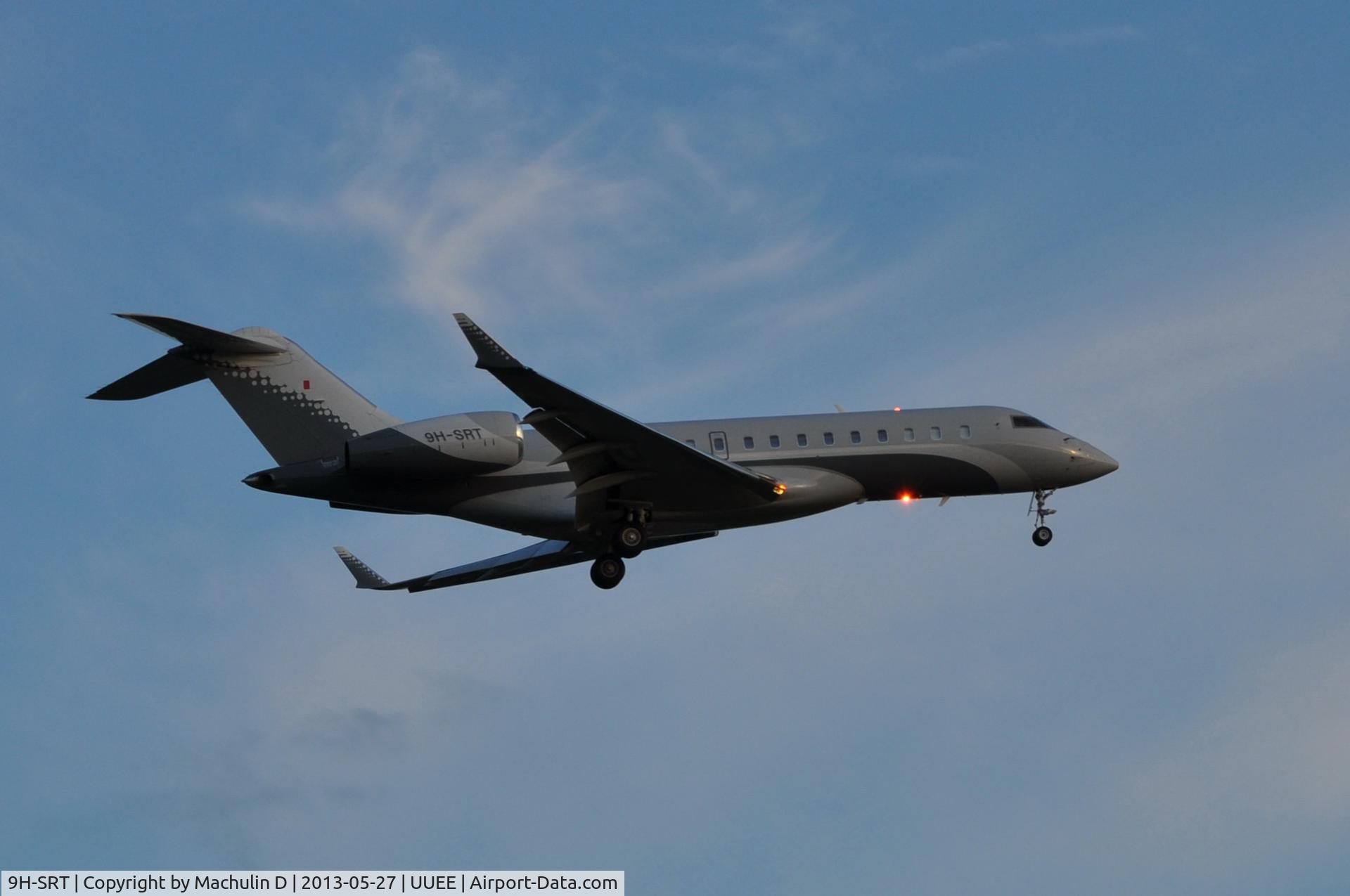 9H-SRT, 2008 Bombardier BD-700-1A10 Global Express C/N 9274, 9H-SRT in Moscow