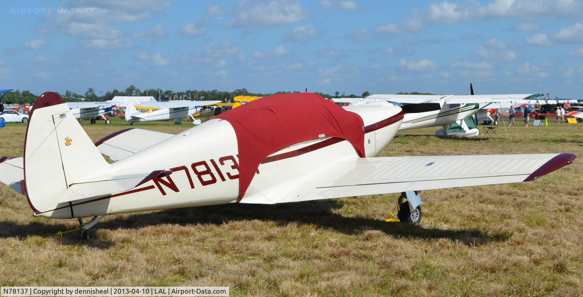 N78137, 1946 Globe GC-1B Swift C/N 2137, 1946 GLOBE GC-1B AT 2013 SUN N FUN