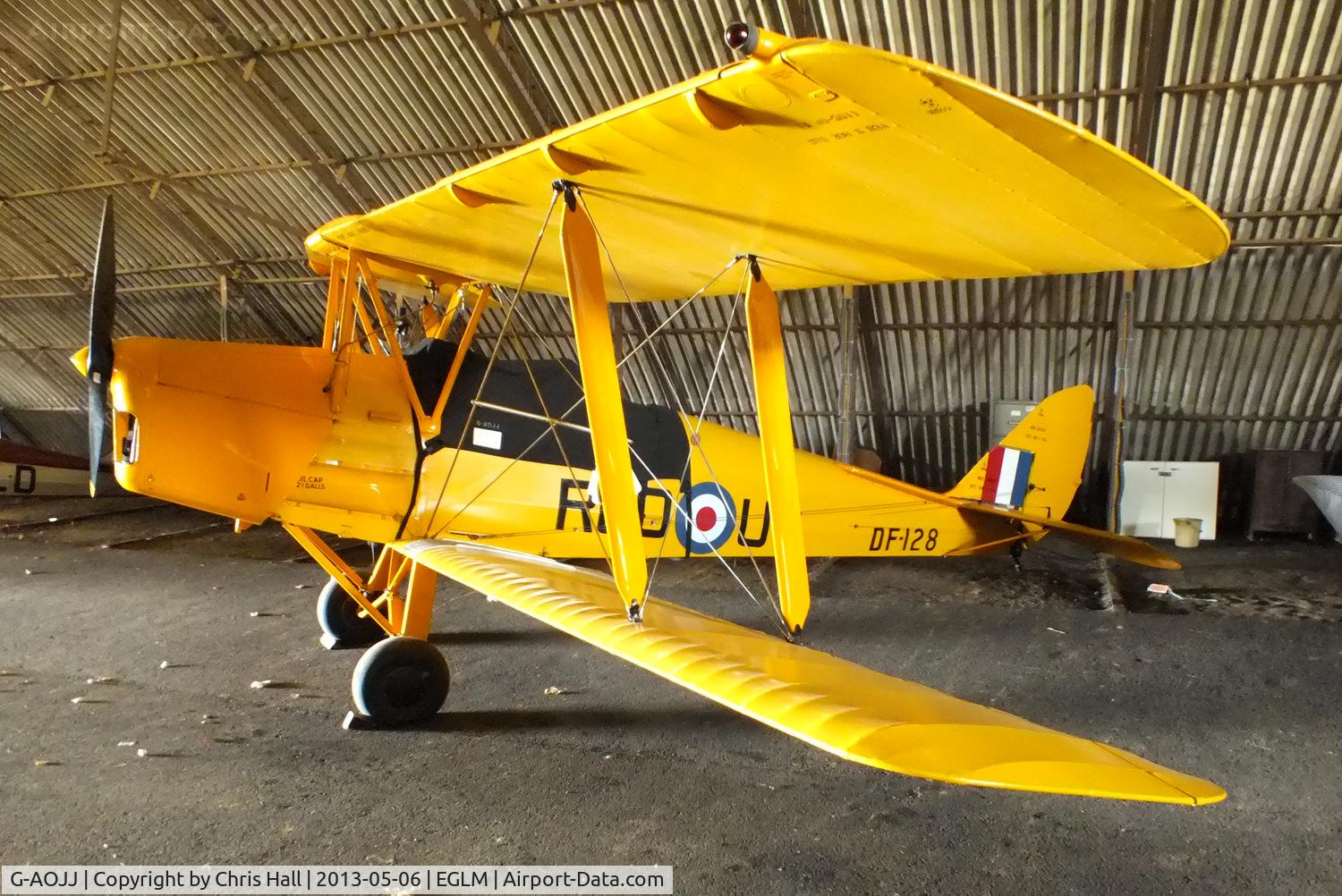 G-AOJJ, 1942 De Havilland DH-82A Tiger Moth II C/N 85877, White Waltham resident