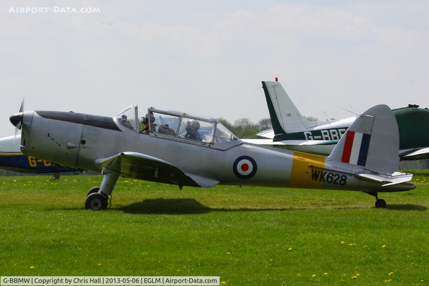 G-BBMW, 1950 De Havilland DHC-1 Chipmunk T.10 C/N C1/0641, White Waltham visitor