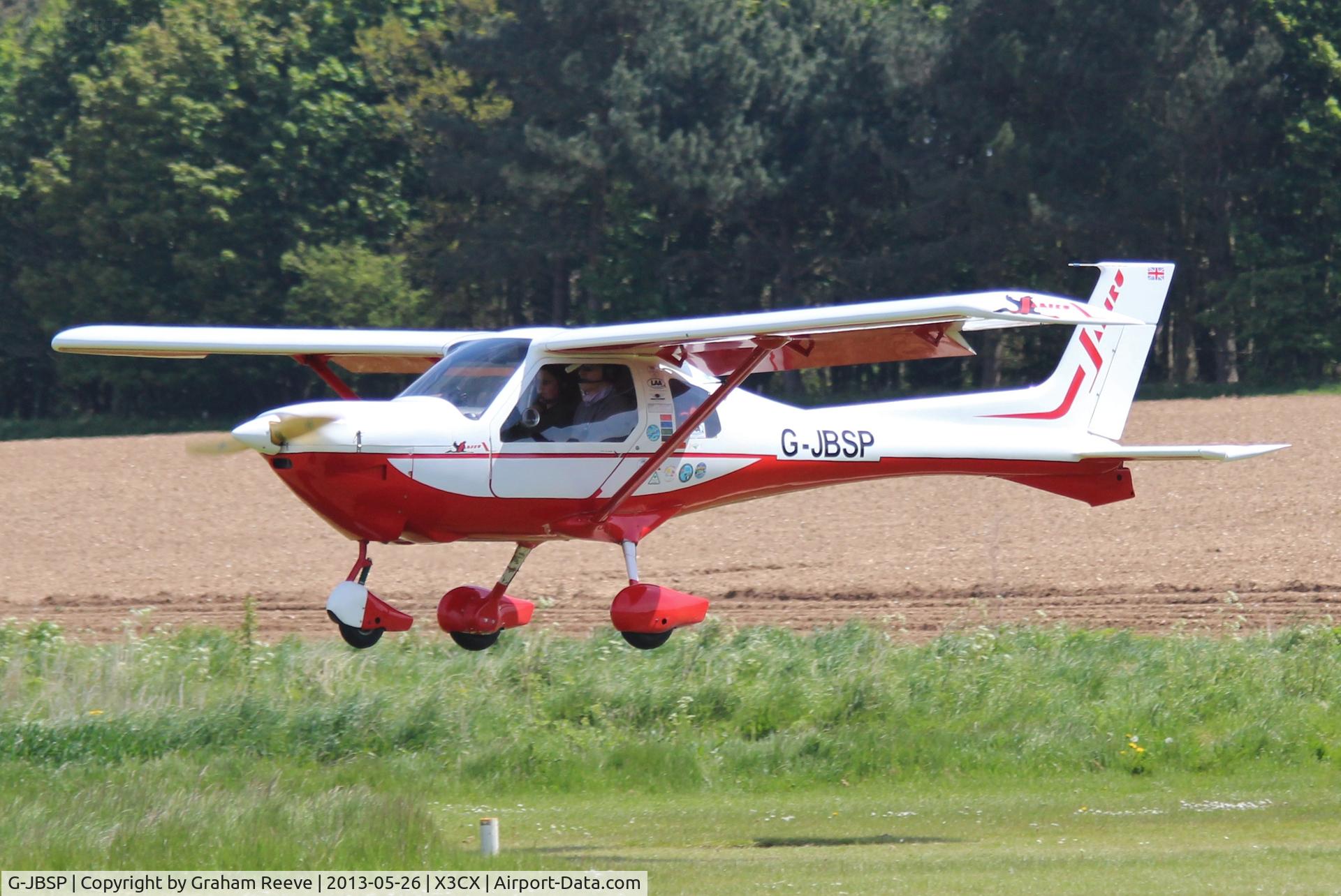 G-JBSP, 2000 Jabiru SP-470 C/N PFA 274B-13486, On finals to land at Northrepps.