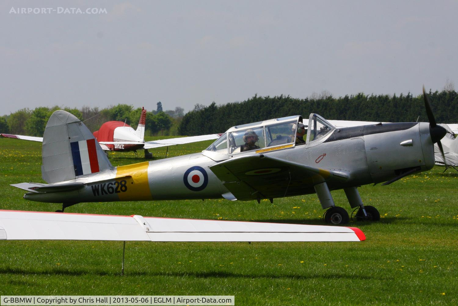 G-BBMW, 1950 De Havilland DHC-1 Chipmunk T.10 C/N C1/0641, White Waltham visitor