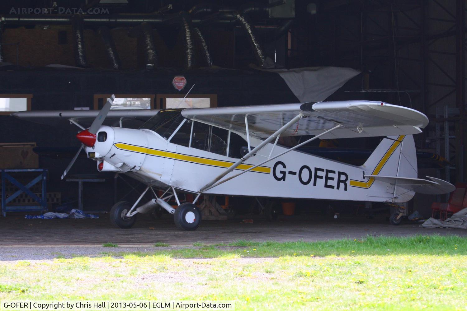 G-OFER, 1977 Piper PA-18-150 Super Cub C/N 18-7709058, White Waltham resident