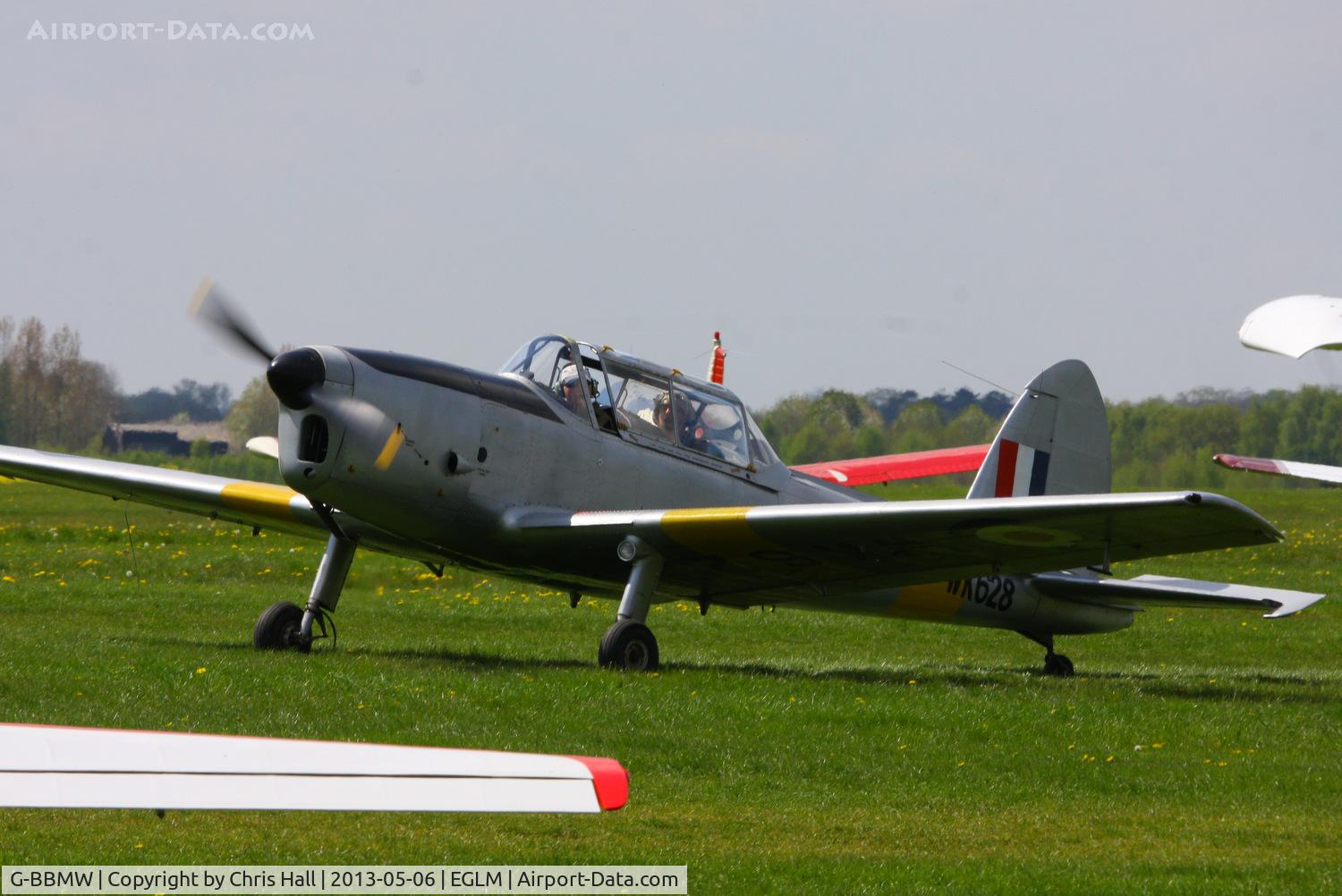 G-BBMW, 1950 De Havilland DHC-1 Chipmunk T.10 C/N C1/0641, White Waltham visitor