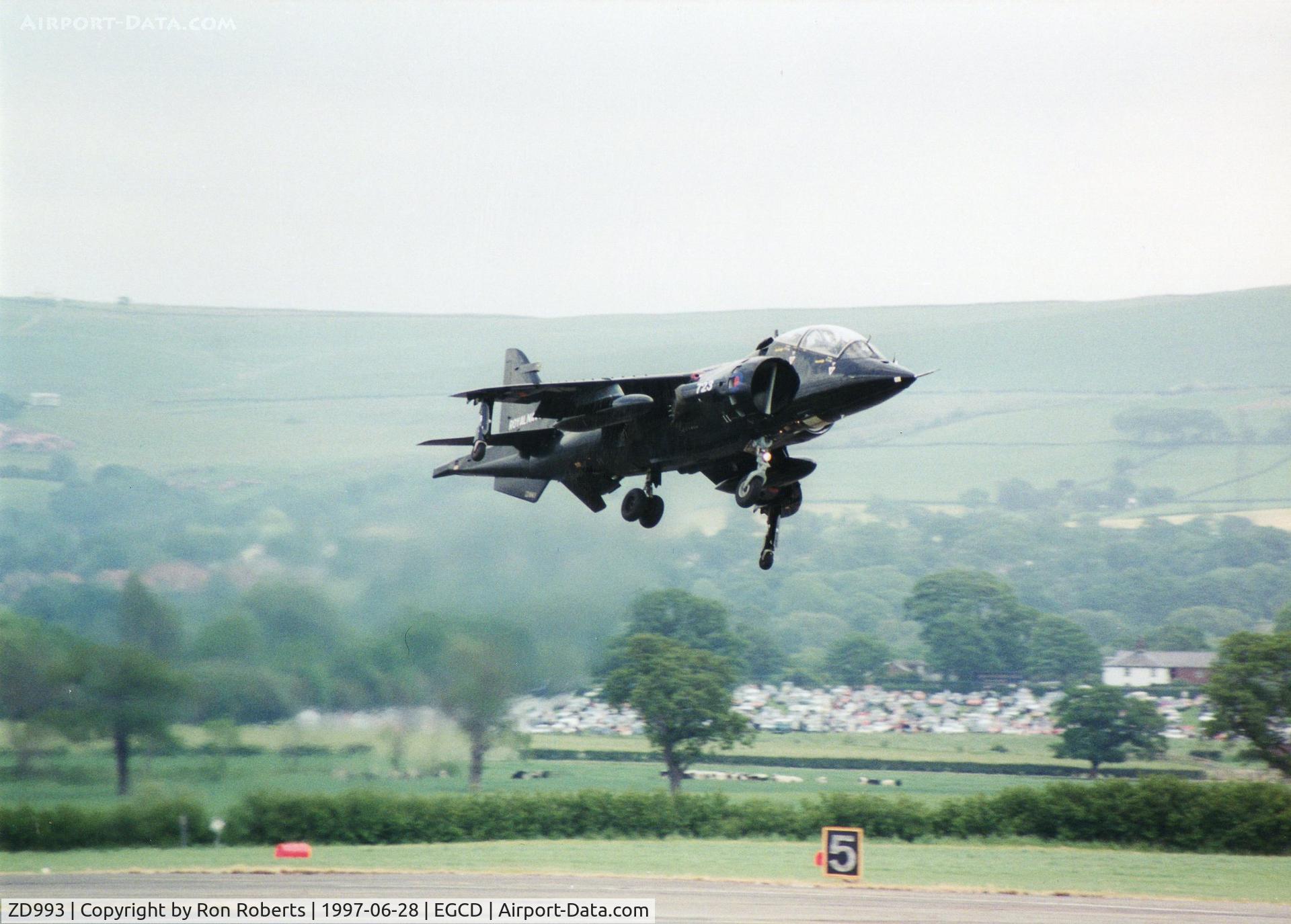 ZD993, 1994 British Aerospace Harrier T.8 C/N 212046, Woodford Airshow