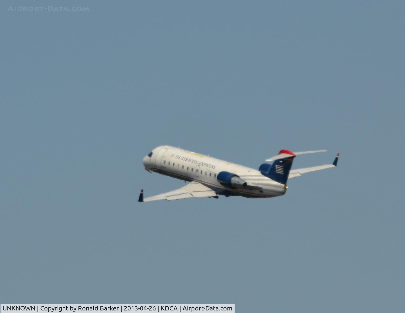 UNKNOWN, Airliners Various C/N Unknown, US Airways CL 600-2B19 departing DCA