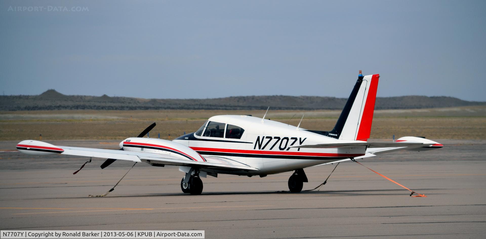 N7707Y, 1965 Piper PA-30 Twin Comanche C/N 30-712, Pueblo