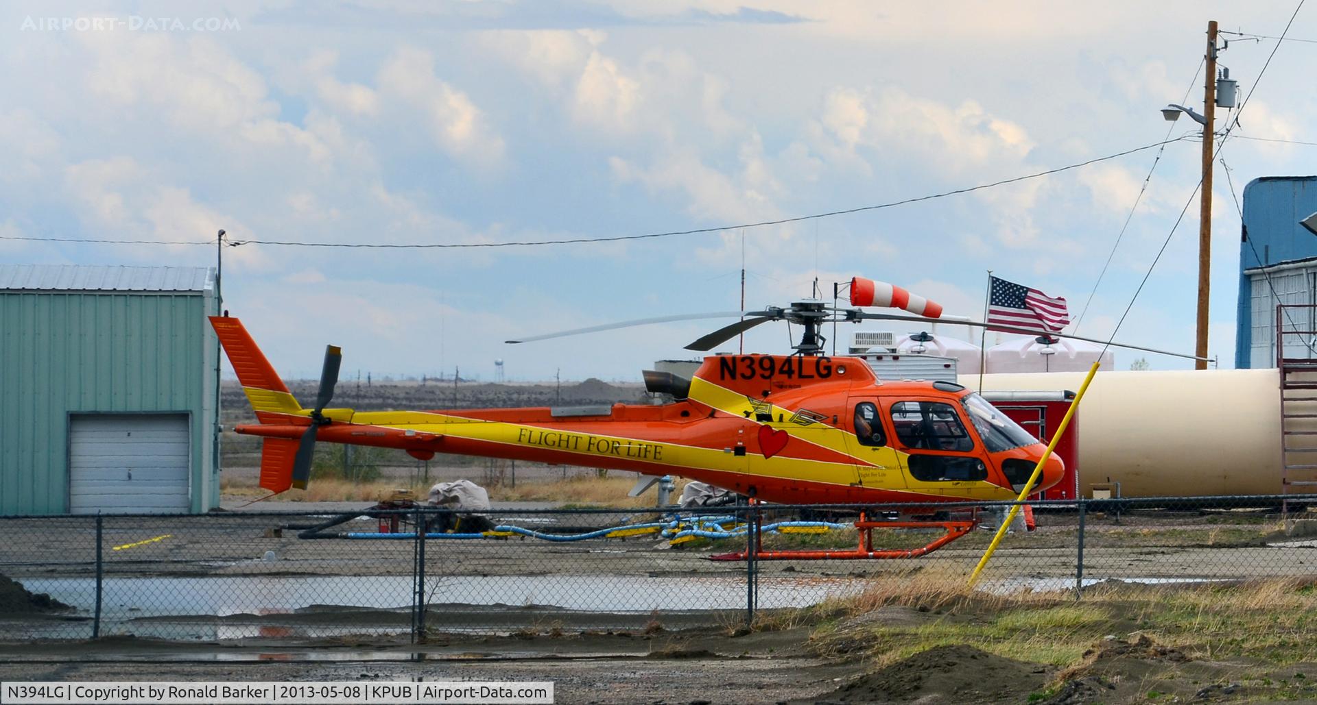 N394LG, 1998 Eurocopter AS-350B-3 Ecureuil Ecureuil C/N 3134, Landing Pueblo