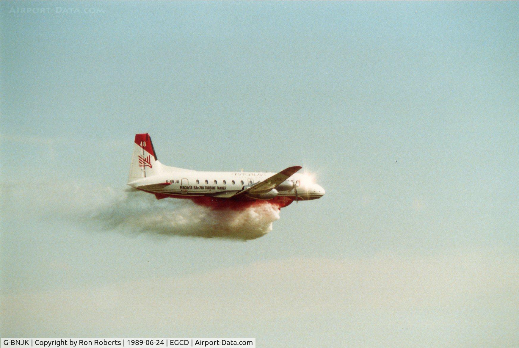G-BNJK, 1981 Hawker Siddeley HS.748 Series 2A C/N 1594, Woodford Airshow
