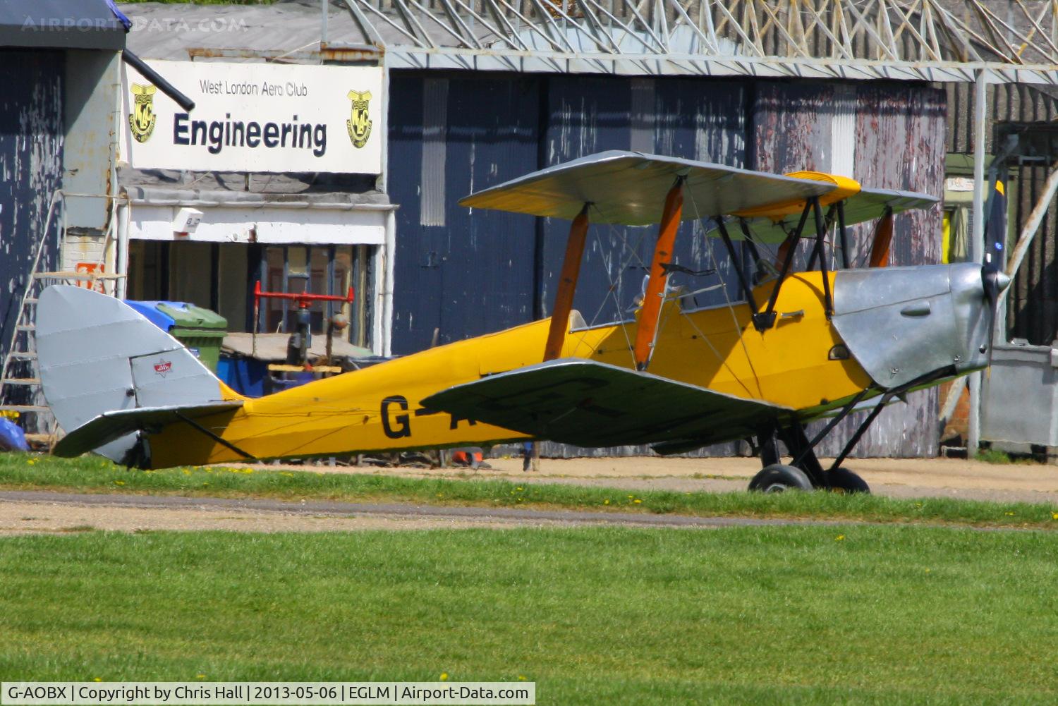 G-AOBX, 1940 De Havilland DH-82A Tiger Moth II C/N 83653, White Waltham resident