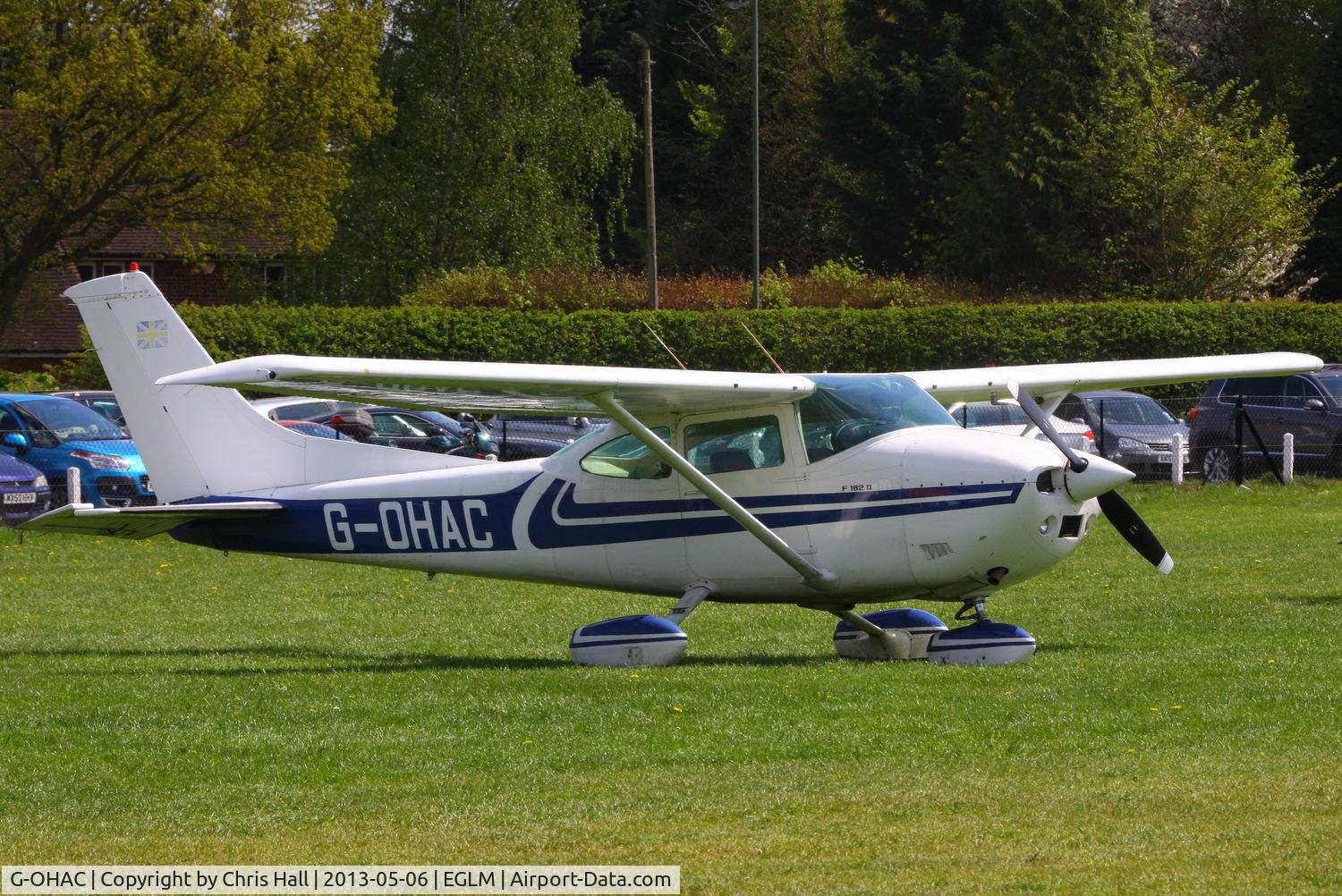 G-OHAC, 1977 Reims F182Q Skylane C/N 0048, visitor from Enstone Airfield