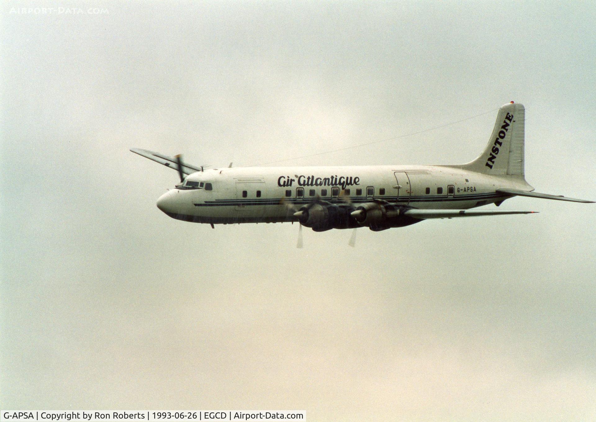 G-APSA, 1958 Douglas DC-6A C/N 45497, Woodford Airshow