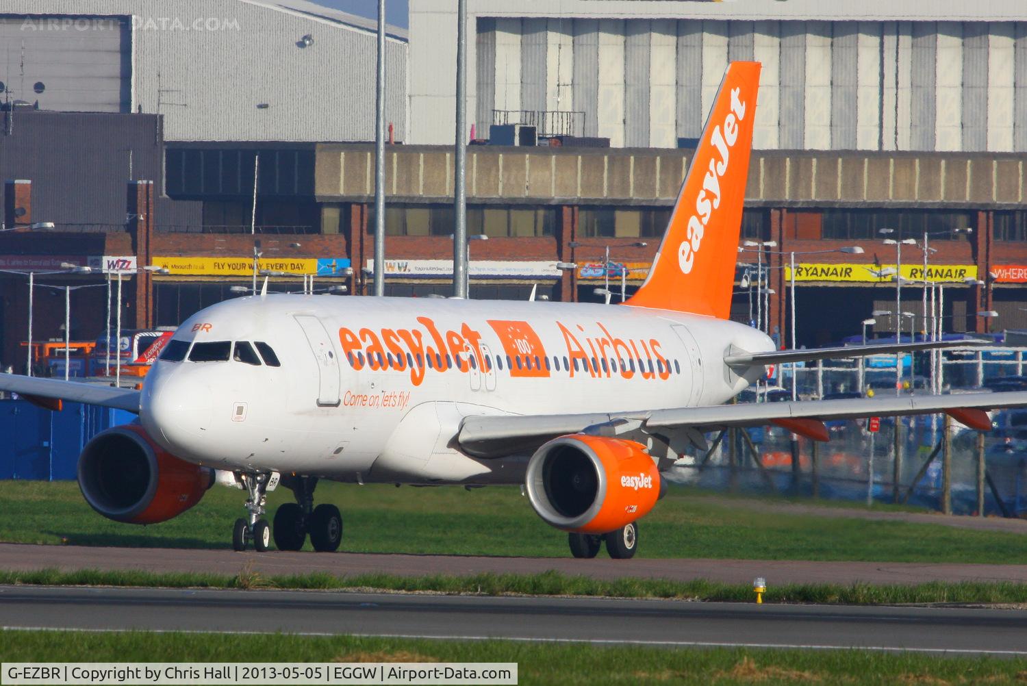 G-EZBR, 2007 Airbus A319-111 C/N 3088, easyJet