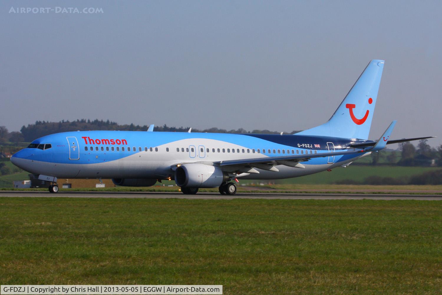 G-FDZJ, 2007 Boeing 737-8K5 C/N 34690, Thomson