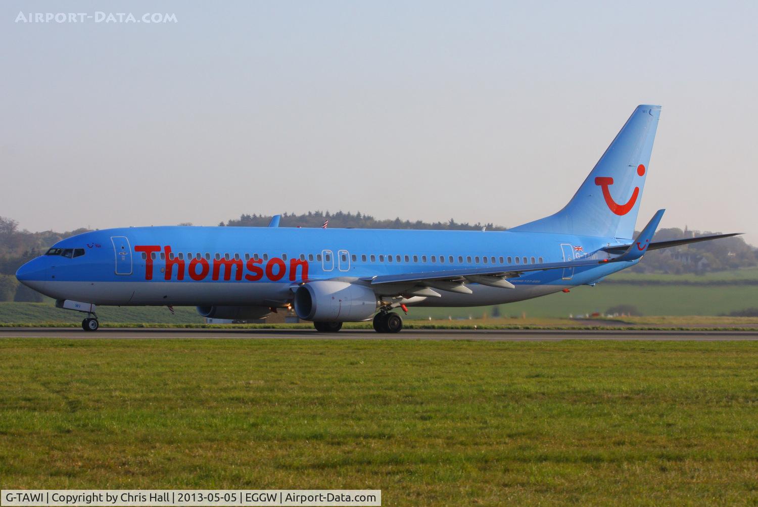 G-TAWI, 2012 Boeing 737-8K5 C/N 37267, Thomson