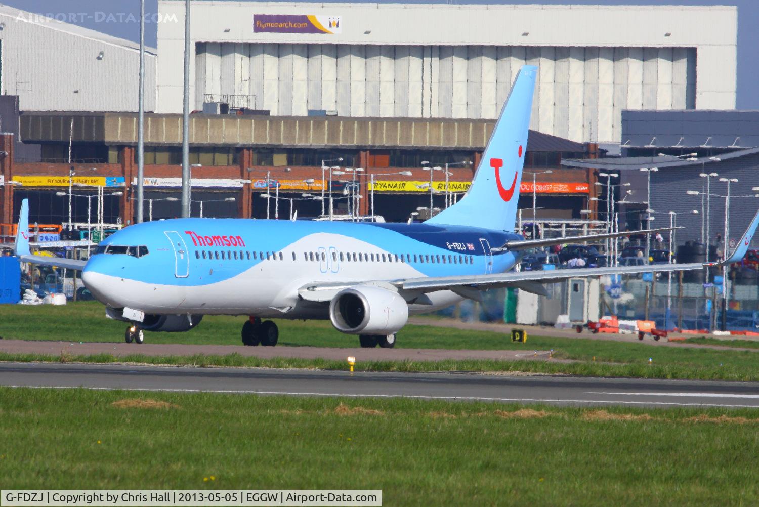 G-FDZJ, 2007 Boeing 737-8K5 C/N 34690, Thomson