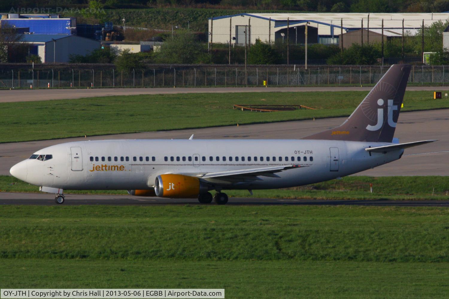 OY-JTH, 1988 Boeing 737-3Y0 C/N 24255, Jettime
