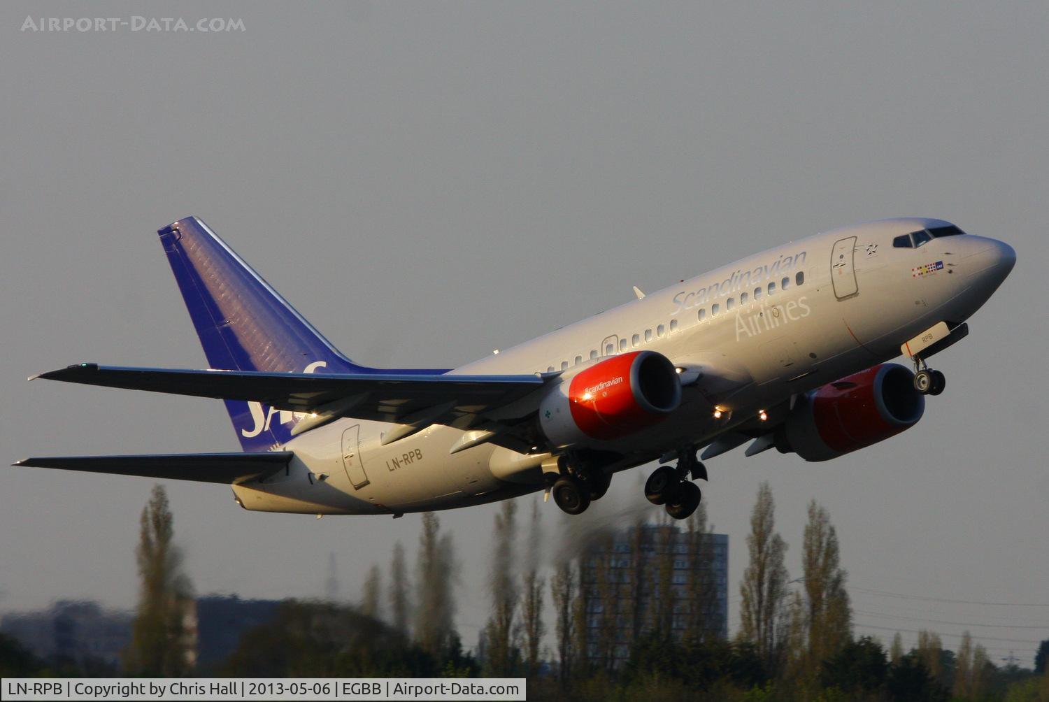 LN-RPB, 1998 Boeing 737-683 C/N 28294, Scandinavian Airlines
