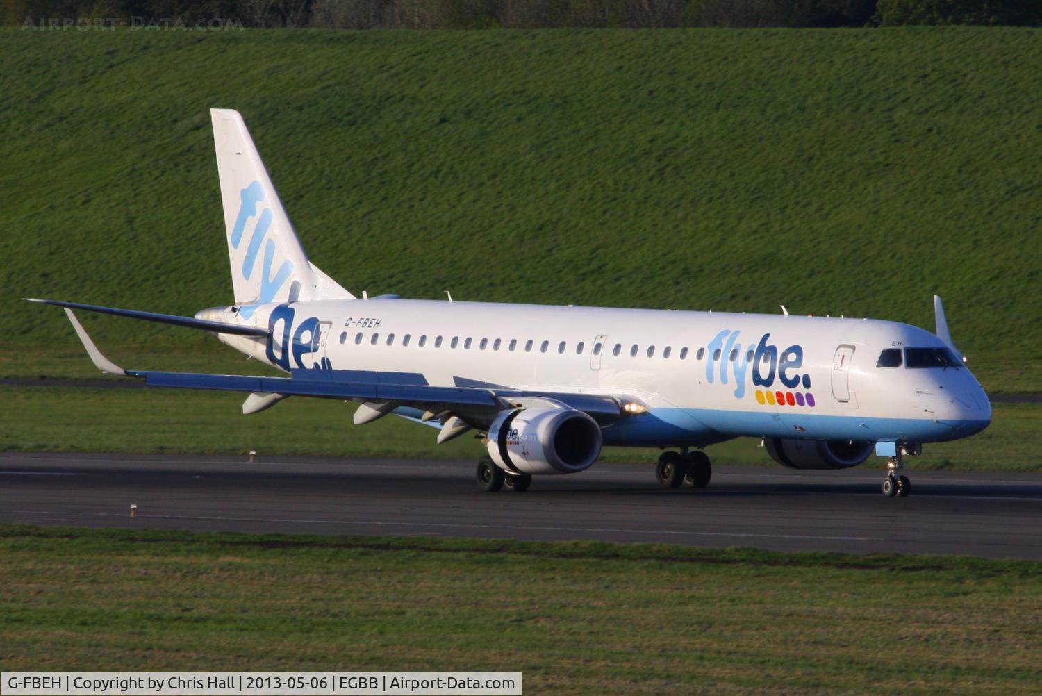 G-FBEH, 2007 Embraer 195LR (ERJ-190-200LR) C/N 19000128, flybe