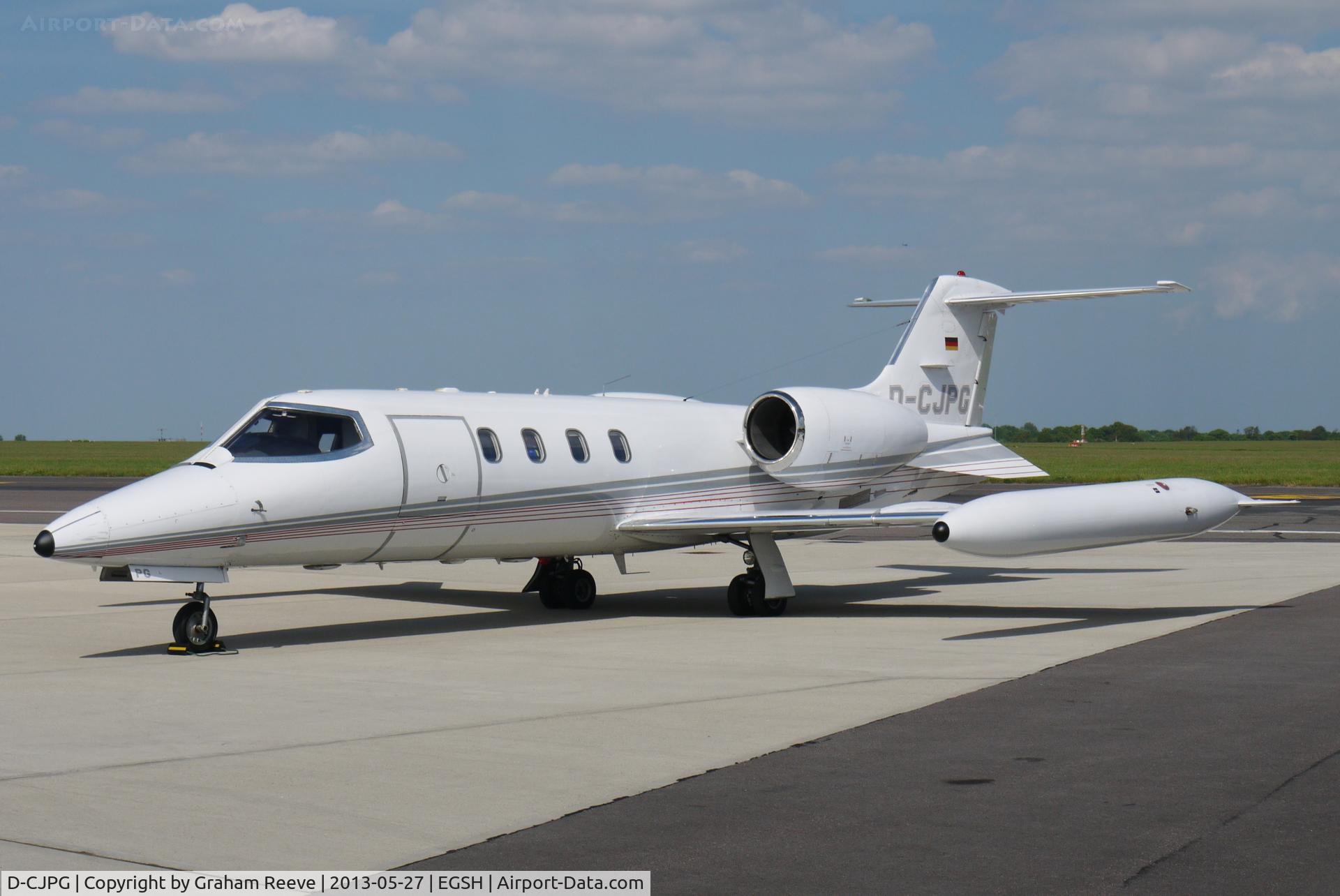 D-CJPG, 1977 Learjet 35A C/N 108, Parked in the sun.