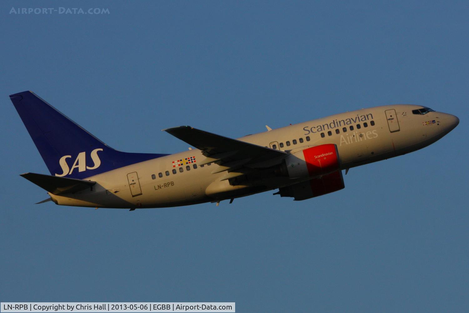 LN-RPB, 1998 Boeing 737-683 C/N 28294, Scandinavian Airlines
