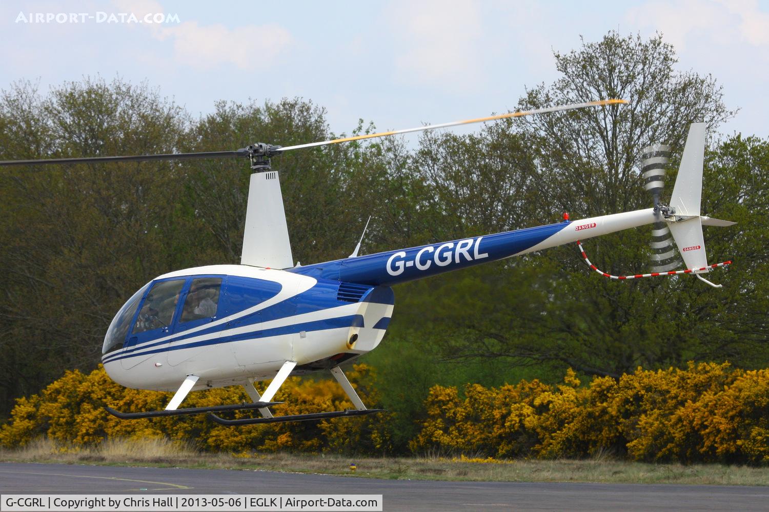 G-CGRL, 2002 Robinson R44 Raven C/N 1192, privately owned