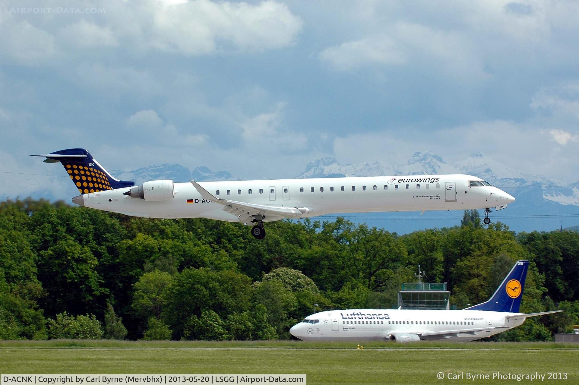 D-ACNK, 2010 Bombardier CRJ-900LR (CL-600-2D24) C/N 15251, Taken from the park at the 05 threshold.