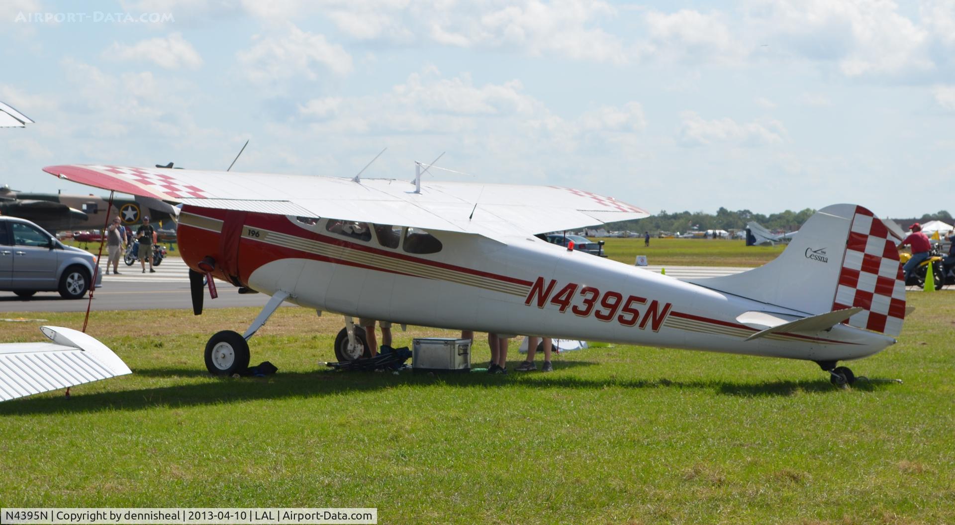 N4395N, 1947 Cessna 195 C/N 7010, 1947 CESSNA 195 AT 2013 SUN N FUN