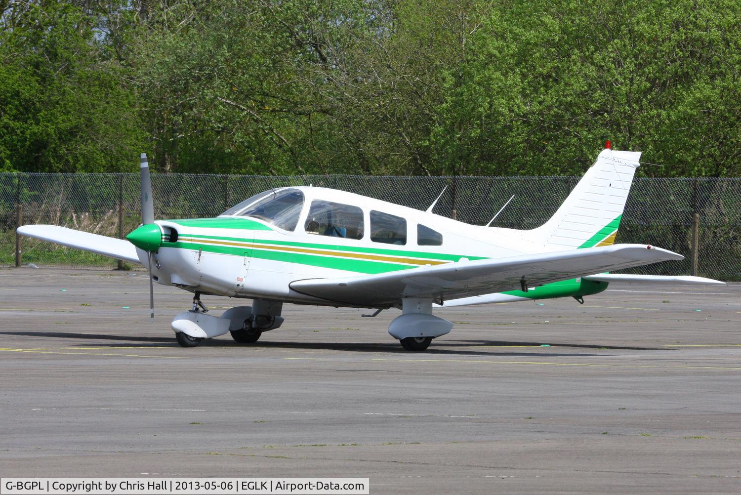G-BGPL, 1979 Piper PA-28-161 Cherokee Warrior II C/N 28-7916289, Transcourt Ltd