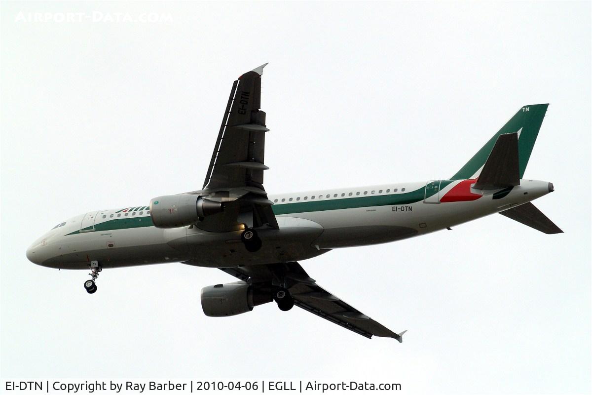 EI-DTN, 2009 Airbus A320-216 C/N 4143, Airbus A320-216 [4143] (Alitalia) Home~G 06/04/2010