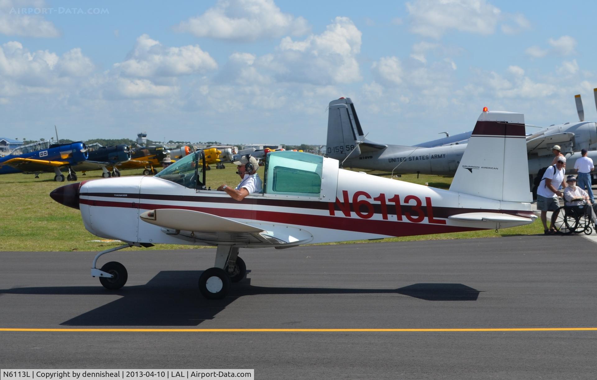 N6113L, 1970 American AA-1 Yankee C/N AA1-0313, 1970 AMERICAN AA-1 AT SUN N FUN