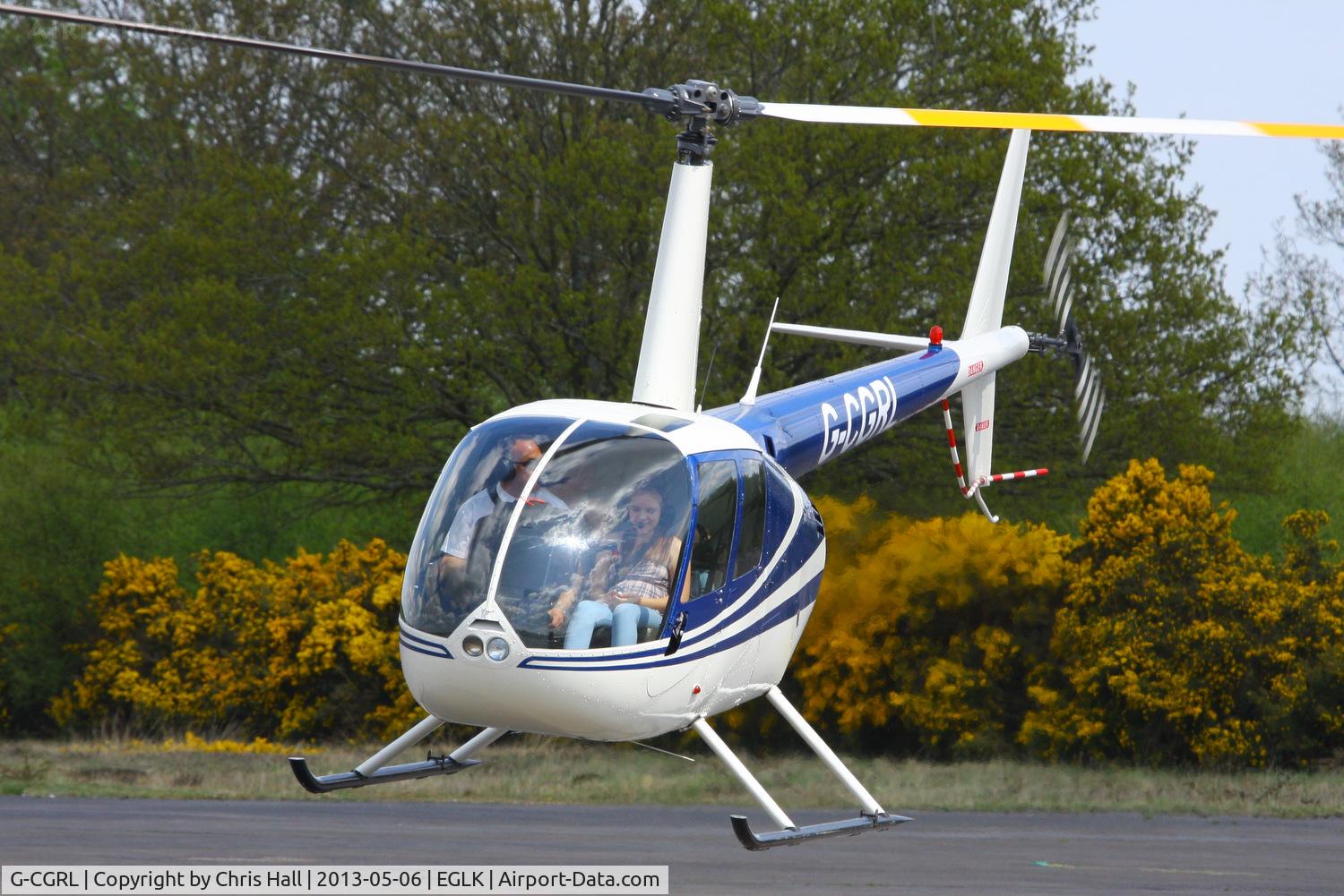 G-CGRL, 2002 Robinson R44 Raven C/N 1192, privately owned