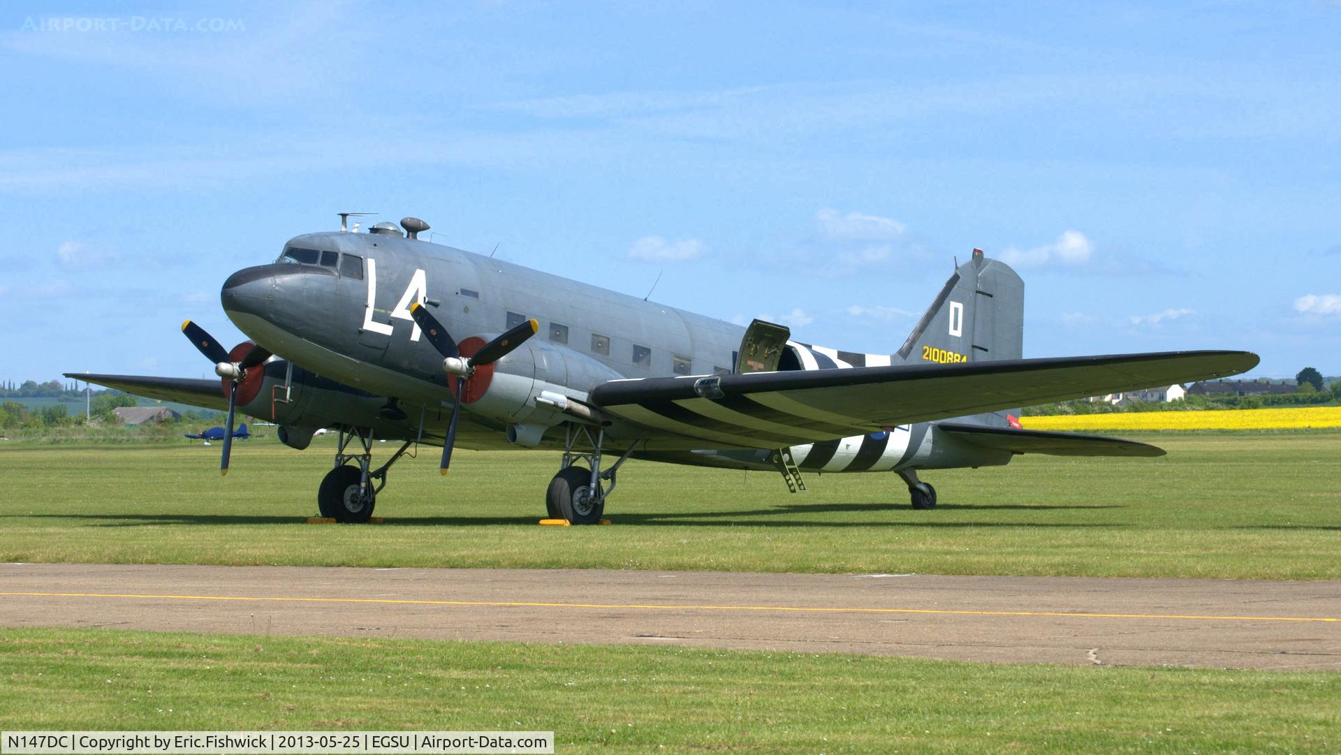 N147DC, 1943 Douglas C-47A-75-DL Skytrain C/N 19347, 3. N147DC at the IWM Spring Airshow, May 2013.