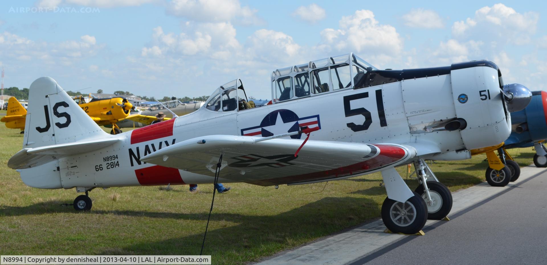 N8994, 1943 Noorduyn AT-16 Harvard II C/N 66-2814, 1943 NORTH AMERICAN HARVARD 2 AT SUN N FUN