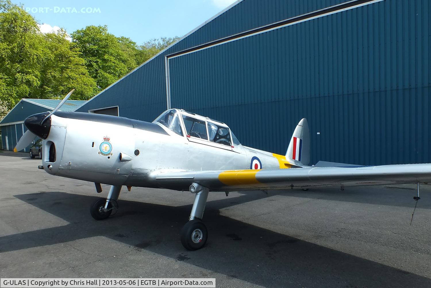 G-ULAS, 1952 De Havilland DHC-1 Chipmunk T.10 C/N C1/0554, wearing its former RAF markings WK517