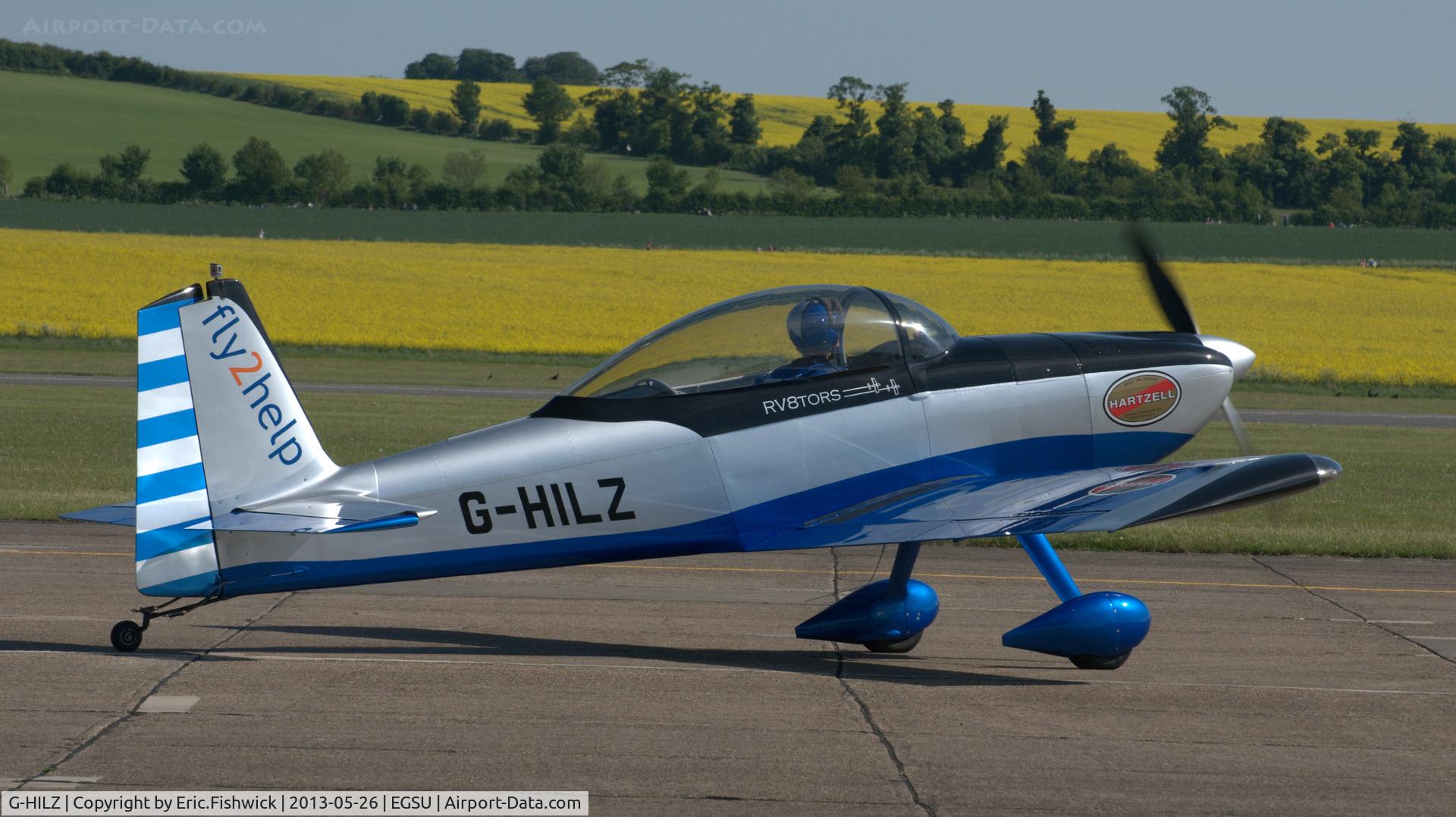 G-HILZ, 2006 Vans RV-8 C/N PFA 303-14471, 2. G-HILZ at the IWM Spring Airshow, May 2013.