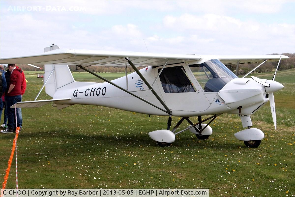G-CHOO, 2012 Comco Ikarus C42 FB80 C/N 1205-7204, Comco Ikarus C-42 Cyclone FB80 [1205-7204] Popham~G 05/05/2013