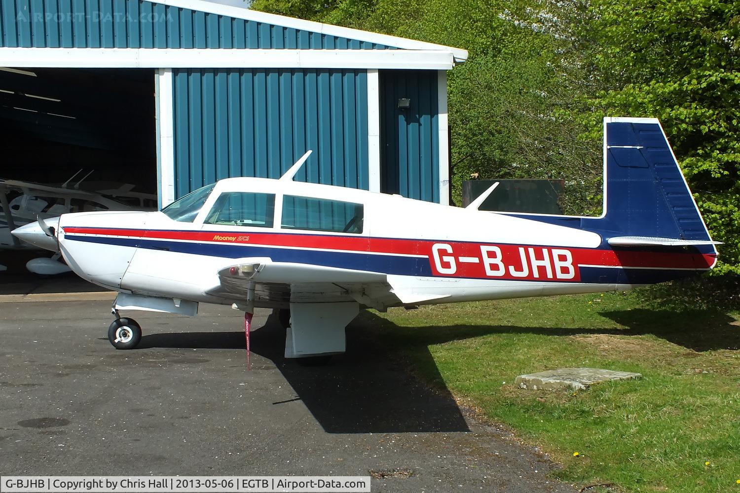 G-BJHB, 1981 Mooney M20J 201 C/N 24-1190, Zitair flying club