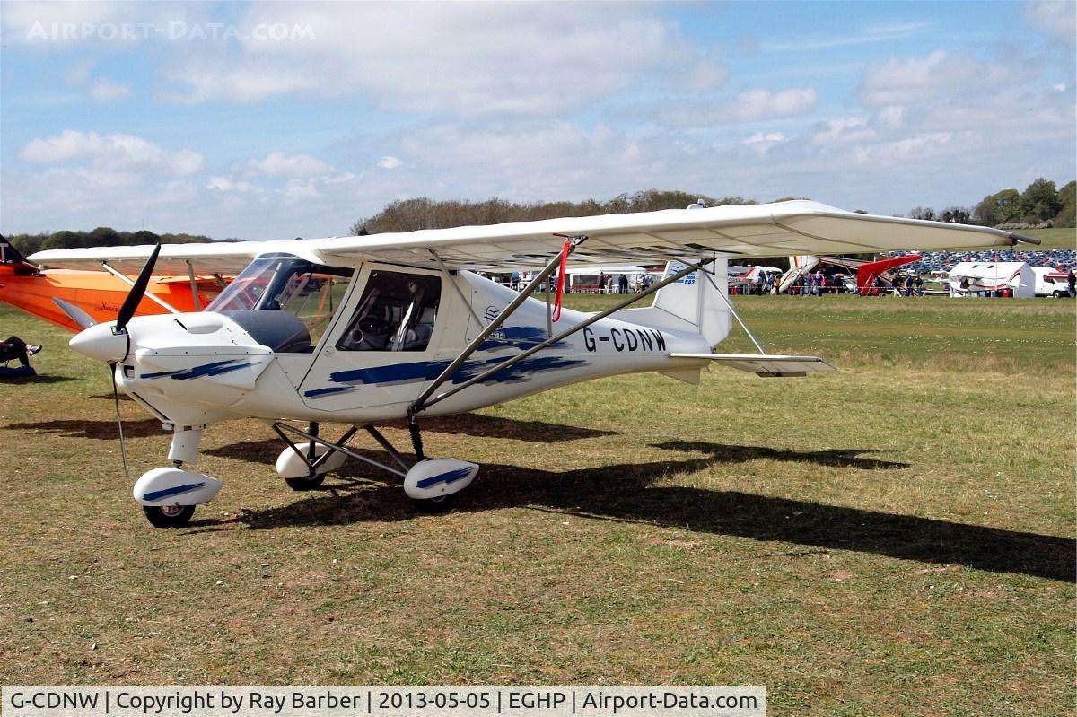 G-CDNW, 2006 Comco Ikarus C42 FB UK C/N PFA 322-14426, Comco Ikarus C-42 Cyclone FB UK [PFA 322-14426] Popham~G 05/05/2013