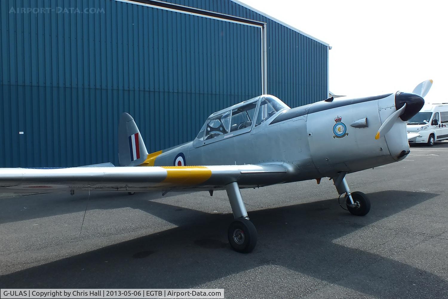 G-ULAS, 1952 De Havilland DHC-1 Chipmunk T.10 C/N C1/0554, wearing its former RAF markings WK517