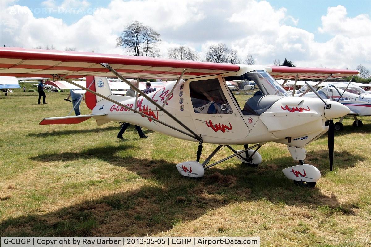 G-CBGP, 2001 Comco Ikarus C42 FB UK C/N PFA 322-13741, Comco Ikarus C42 FB UK [PFA 322-13741] Popham~G 05/05/2013