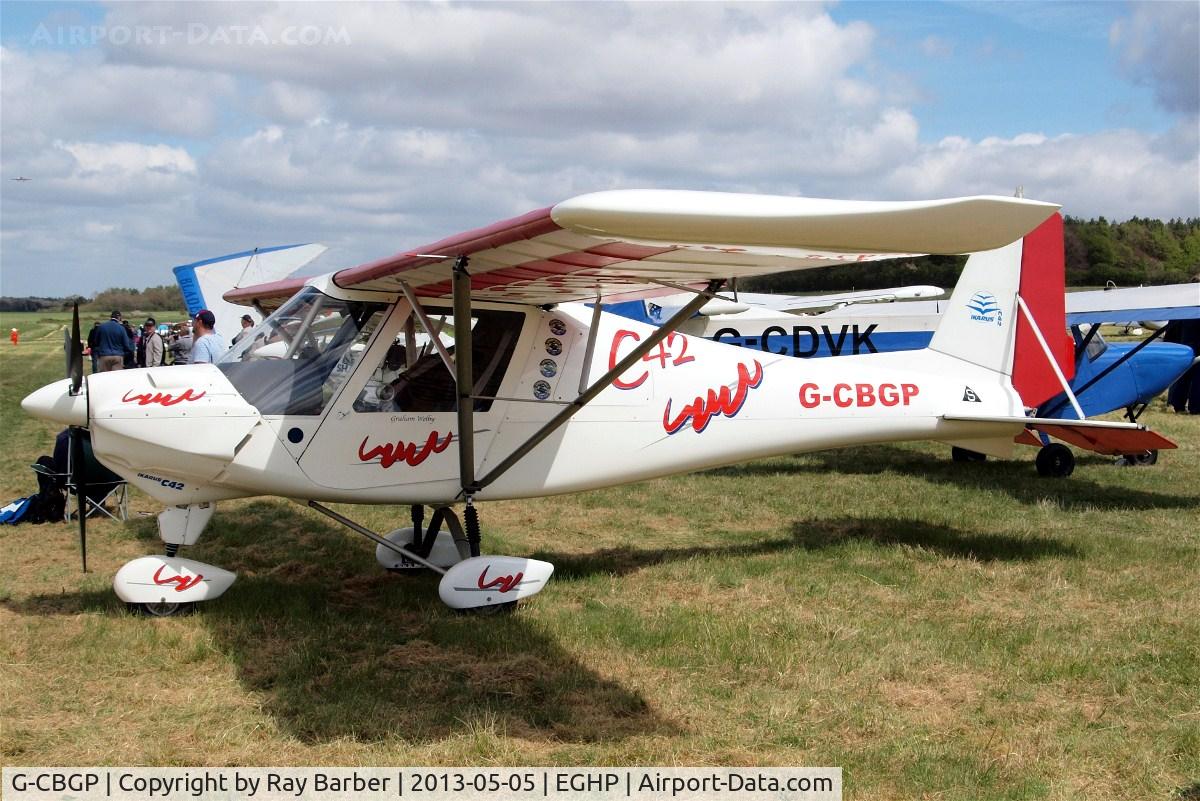 G-CBGP, 2001 Comco Ikarus C42 FB UK C/N PFA 322-13741, Comco Ikarus C42 FB UK [PFA 322-13741] Popham~G 05/05/2013