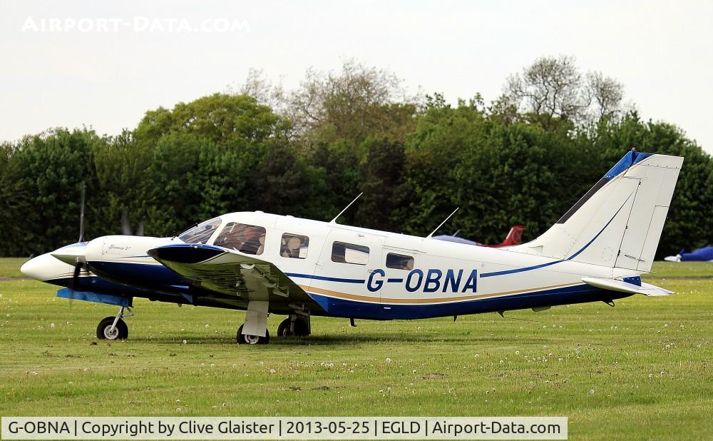 G-OBNA, 1997 Piper PA-34-220T Seneca V C/N 34-49002, Ex: N9281D > G-OBNA - Originally owned to, Anglo American Airmotive Ltd in May 2000 and currently with, Palmair Ltd since June 2002