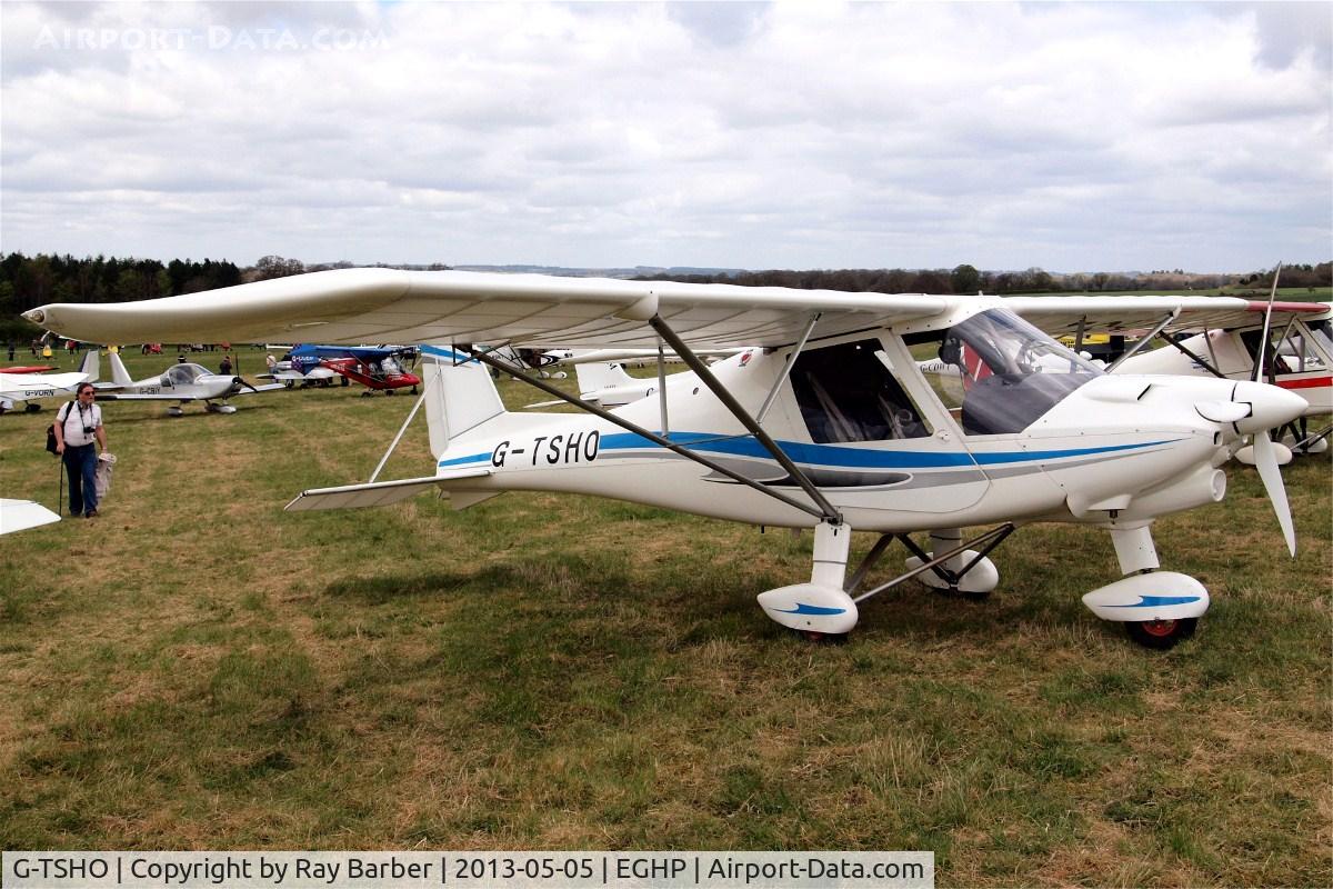 G-TSHO, 2011 Comco Ikarus C42 FB80 Bravo C/N 1103-7141, Comco Ikarus C42 Cyclone FB80 [1103-7141] Popham~G 05/05/2013