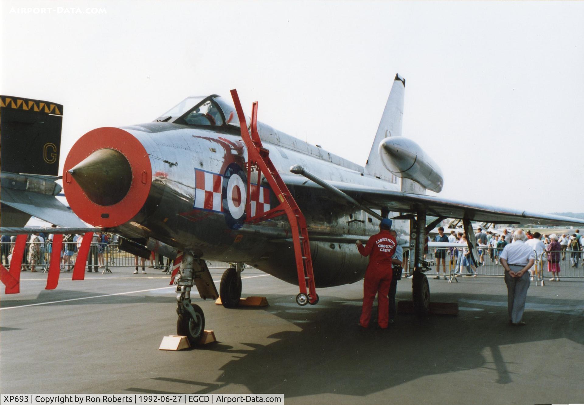 XP693, 1962 English Electric Lightning F.6 C/N 95116, Woodford Airshow