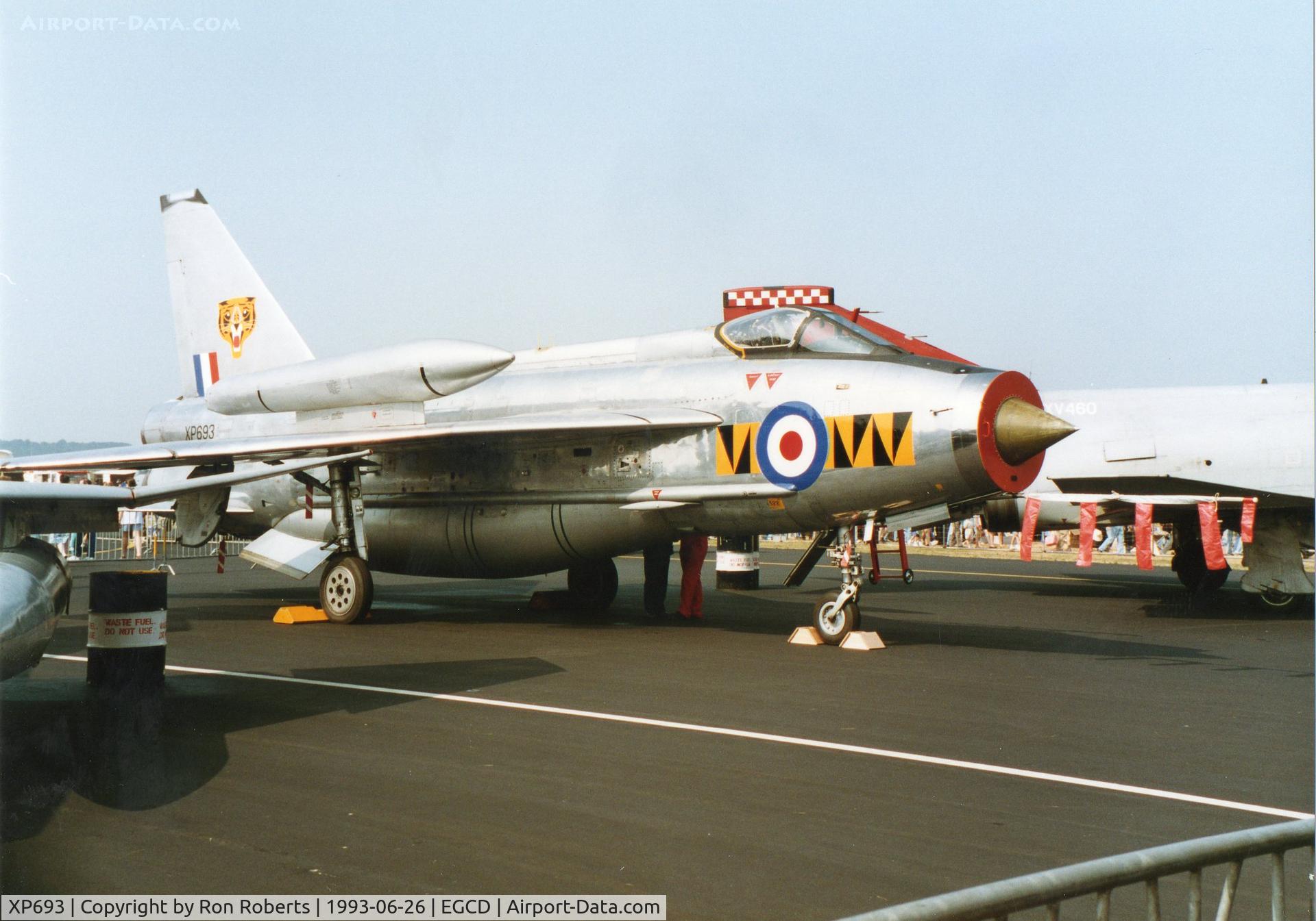 XP693, 1962 English Electric Lightning F.6 C/N 95116, Woodford Airshow